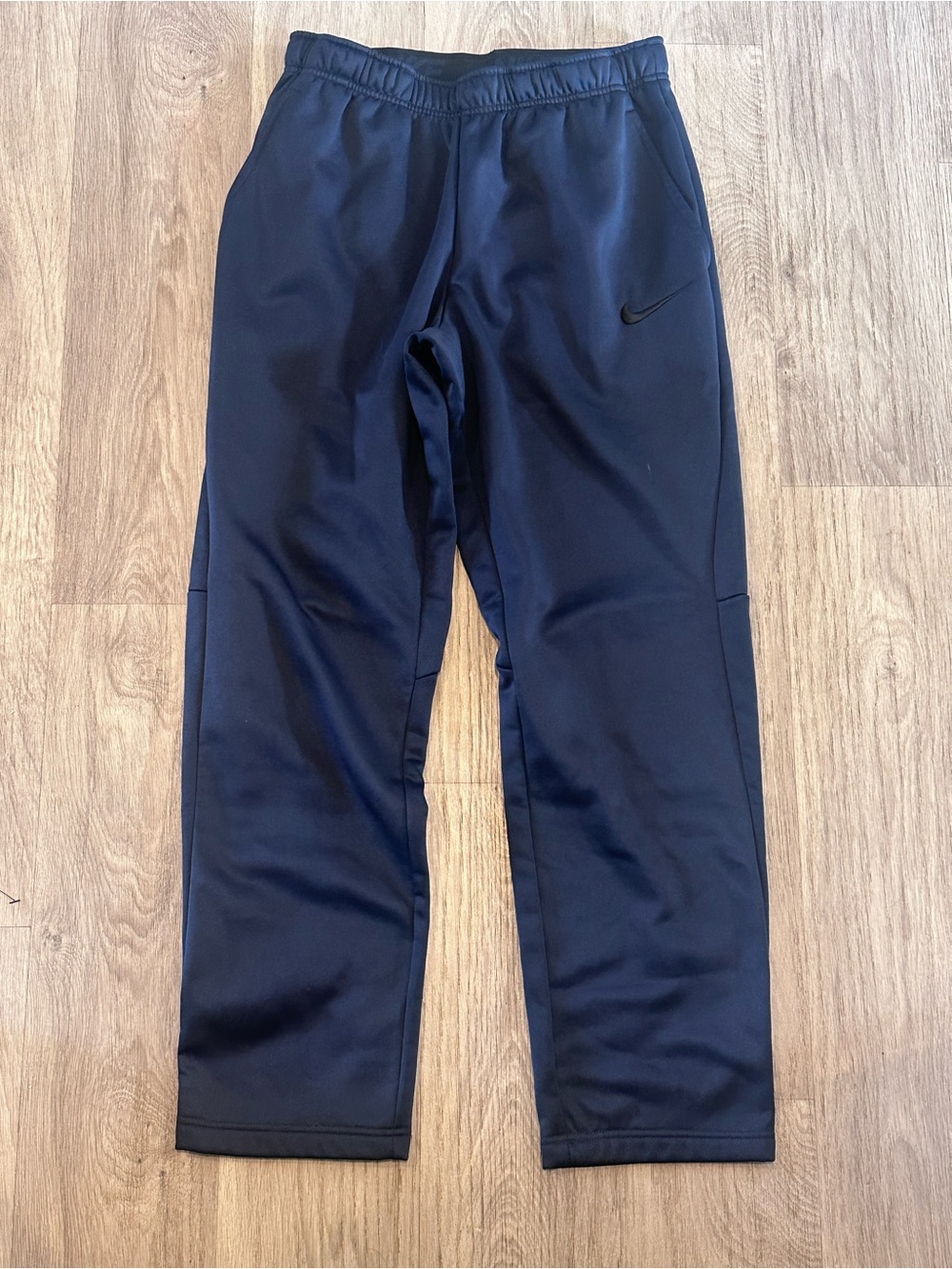 Nike Dri Fit Fleece Lined Navy Blue Sweatpants Size Medium - EXCELLENT COND